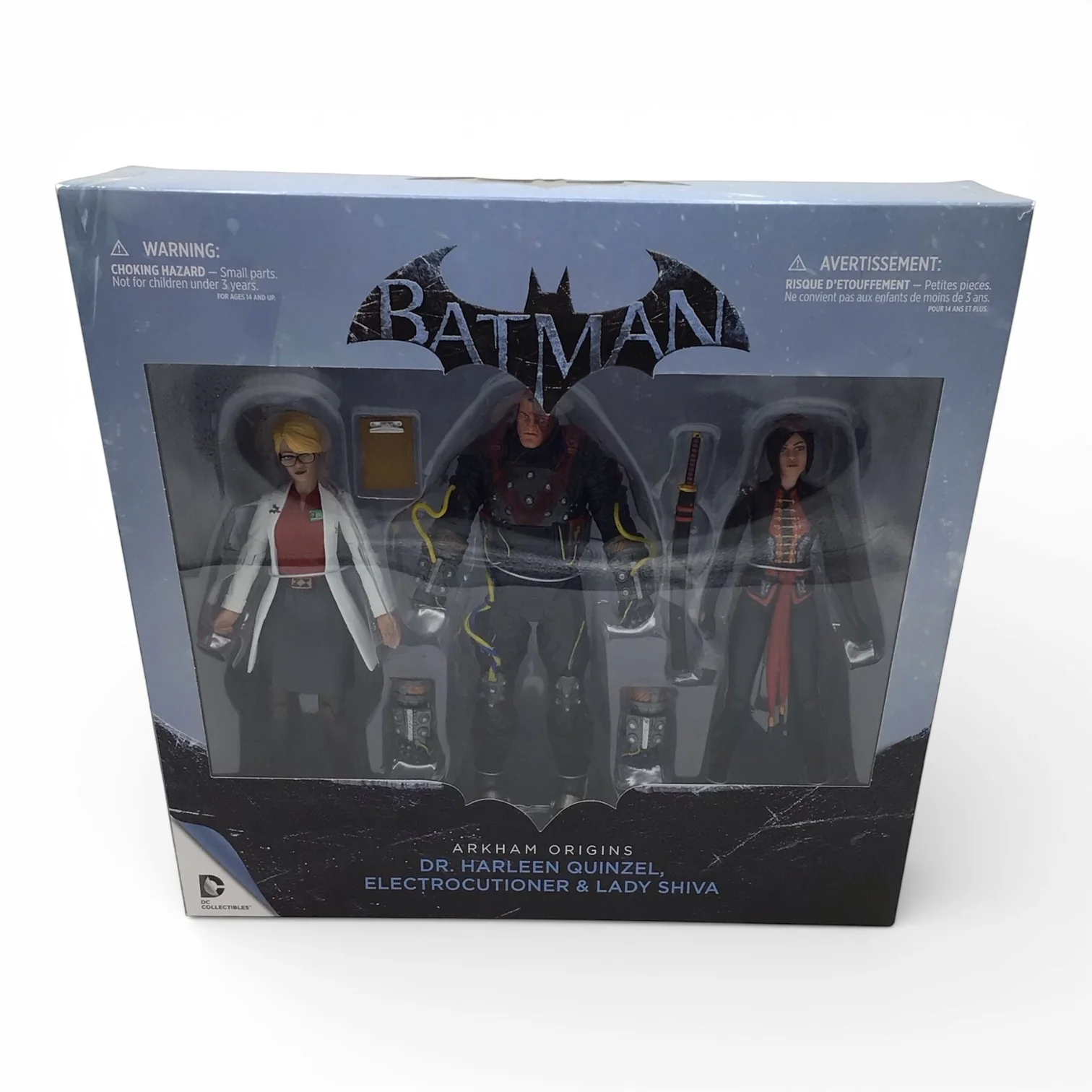 Batman Arkham Origins Dr. Harleen Quinzel, Electrocutioner, & Lady ...